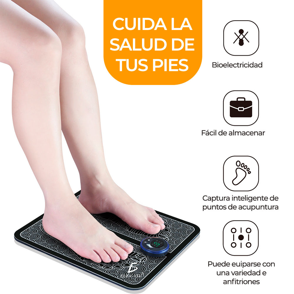 Masajeador Pies Eléctrico Estimulador Muscular Portatil