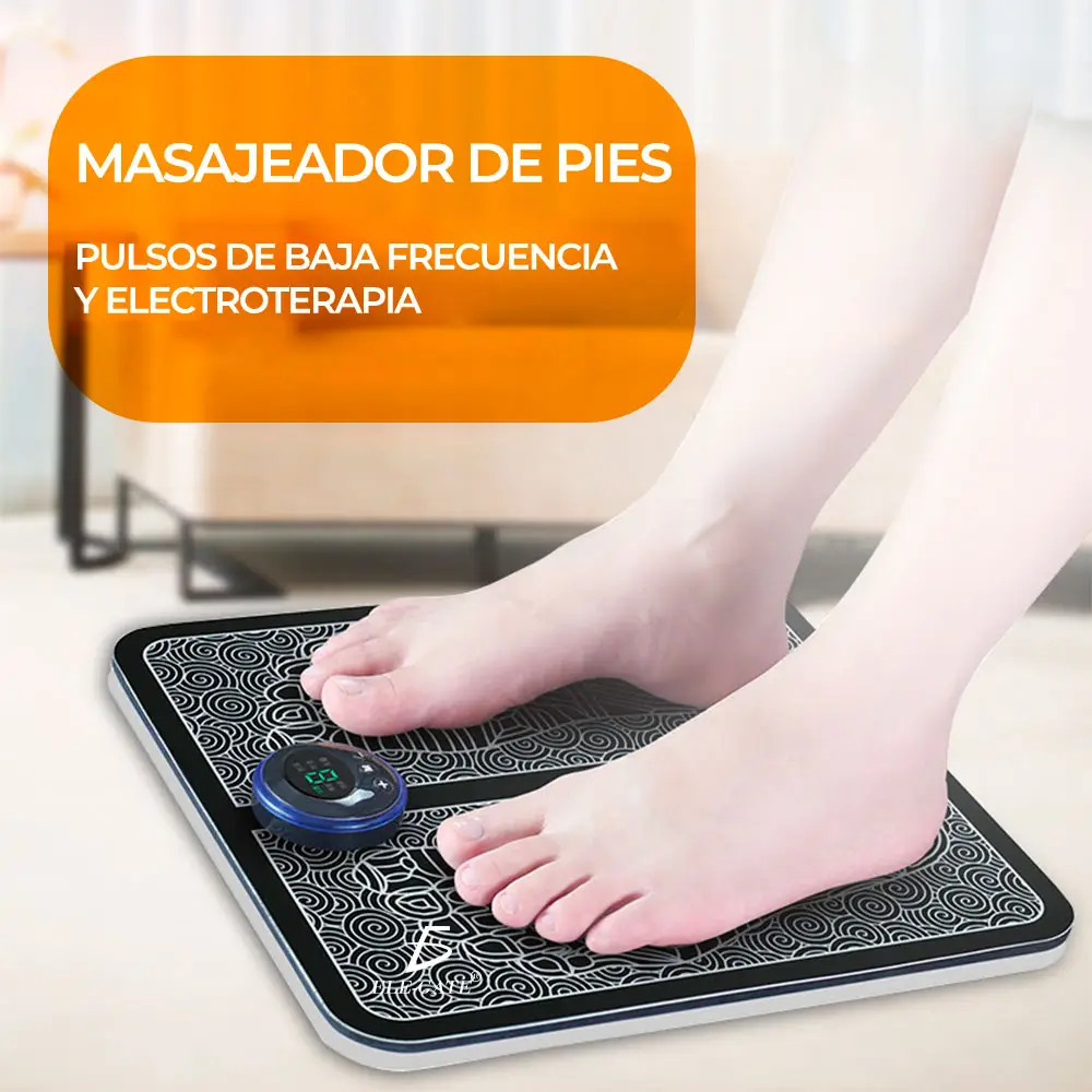 Masajeador Pies Eléctrico Estimulador Muscular Portatil