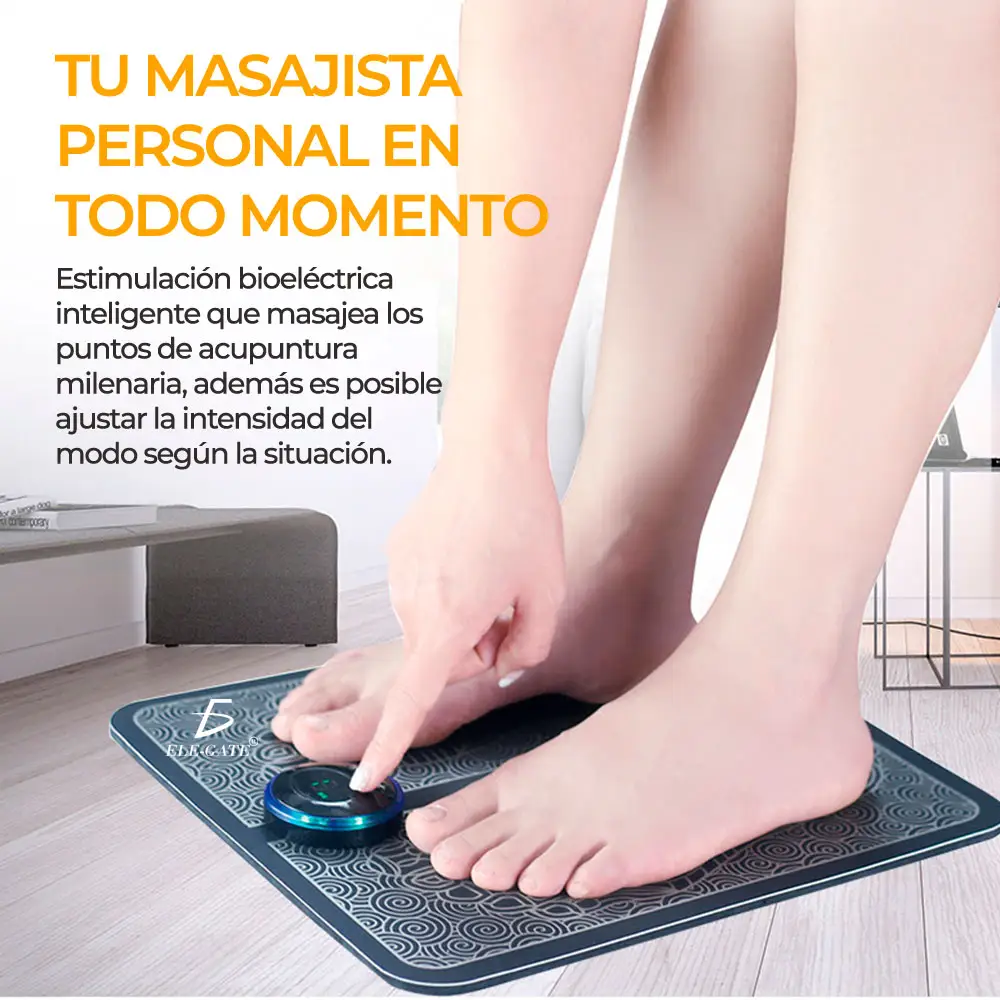 Masajeador Pies Eléctrico Estimulador Muscular Portatil