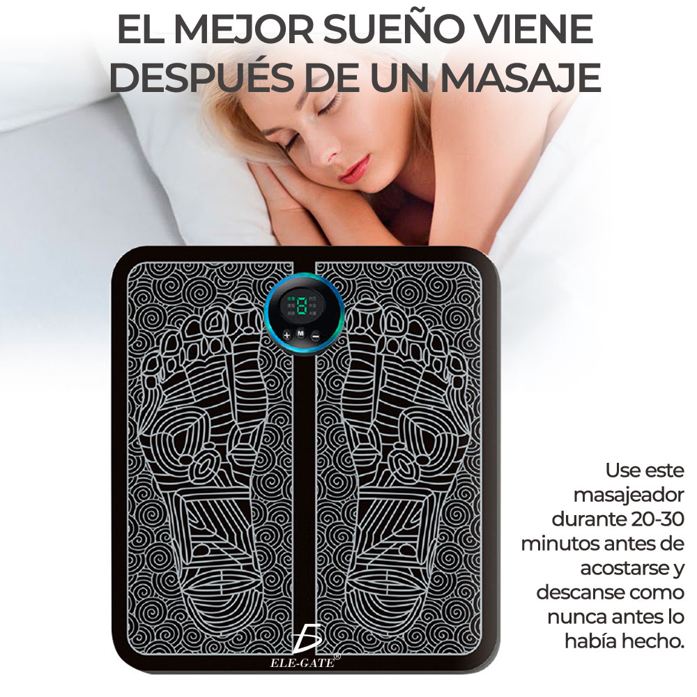 Masajeador Pies Eléctrico Estimulador Muscular Portatil