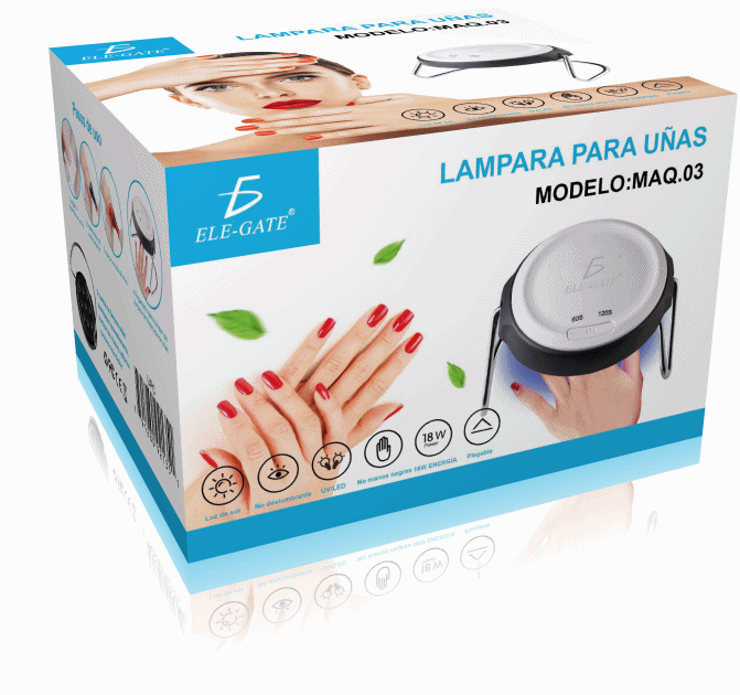 Lámpara De Uñas 18w 9 Led Uv Secador De Uñas Portátil - Image 5