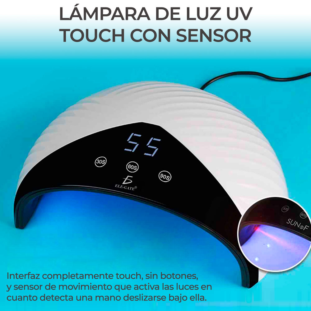 Lámpara De Uñas 150w 12 Led Uv Secador De Uñas Portátil