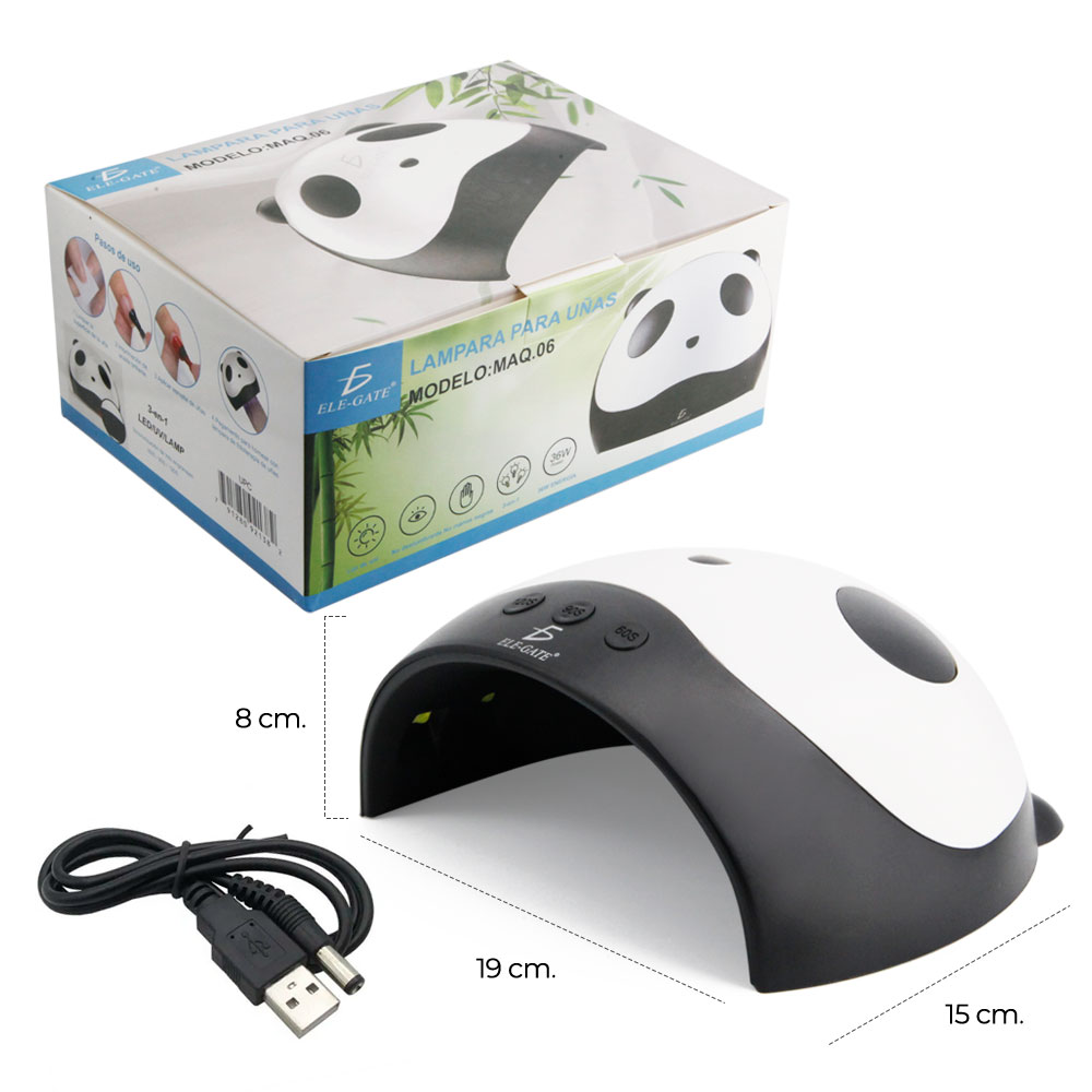 Lámpara Para Secador Rápido De Uñas Con 8 LED