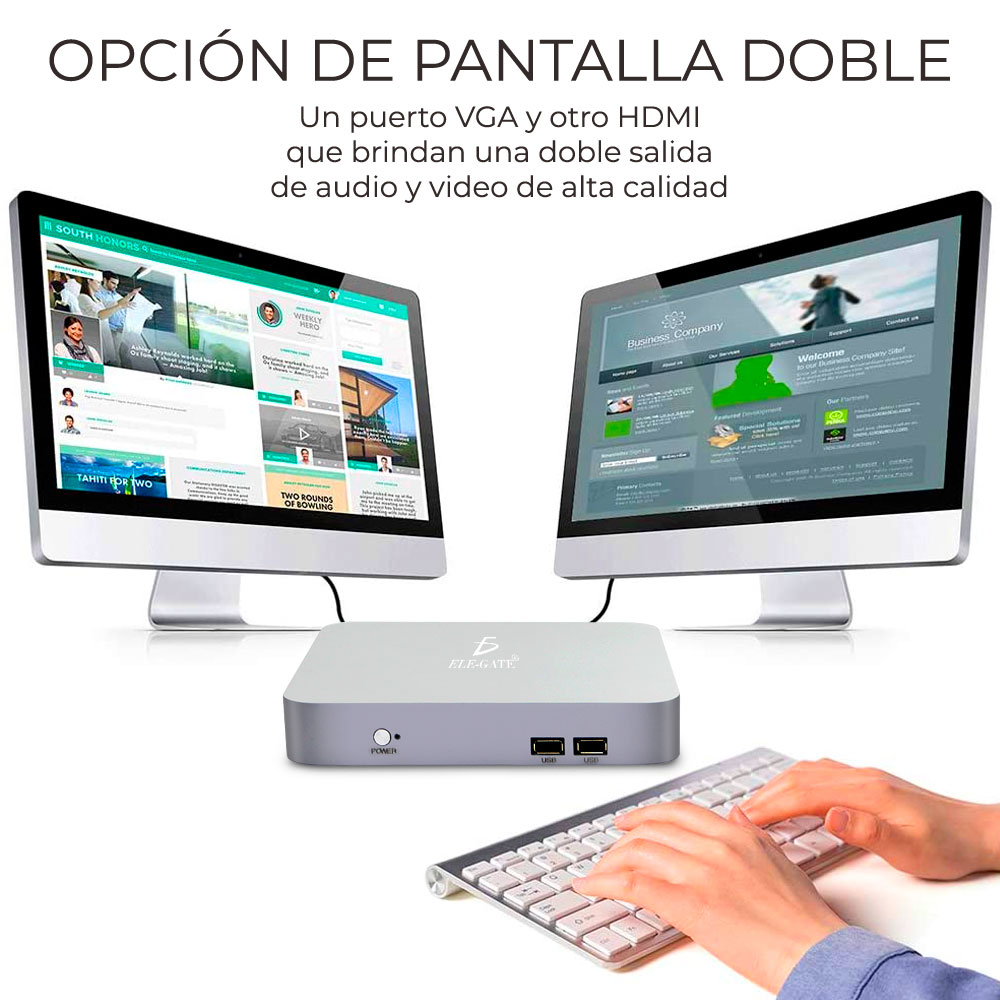 Mini Pc Intel Core I5-4210 @1.7GHZ 4GB 128GB