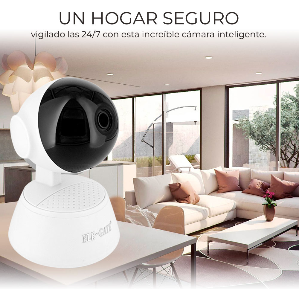Camara De Seguridad 1080p Wifi Visión Nocturna Alarma