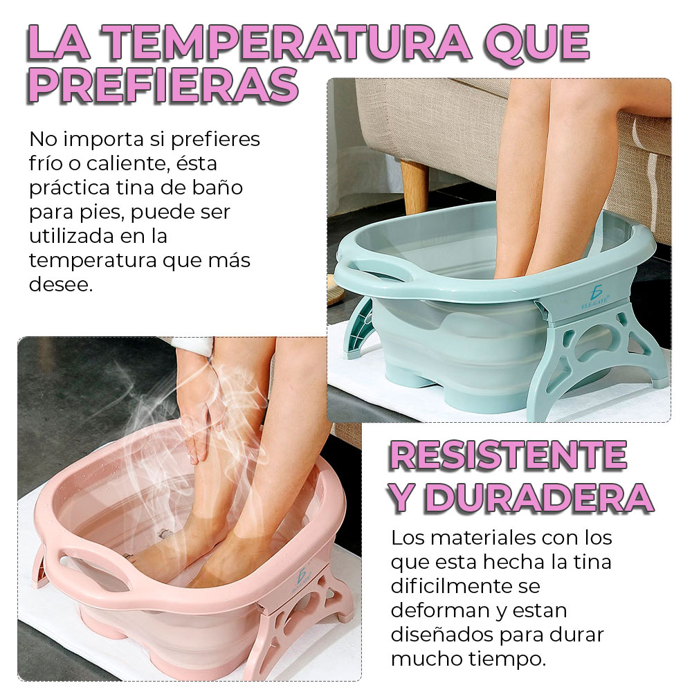Baño de Pies con Masajeadores Para Spa Relajante