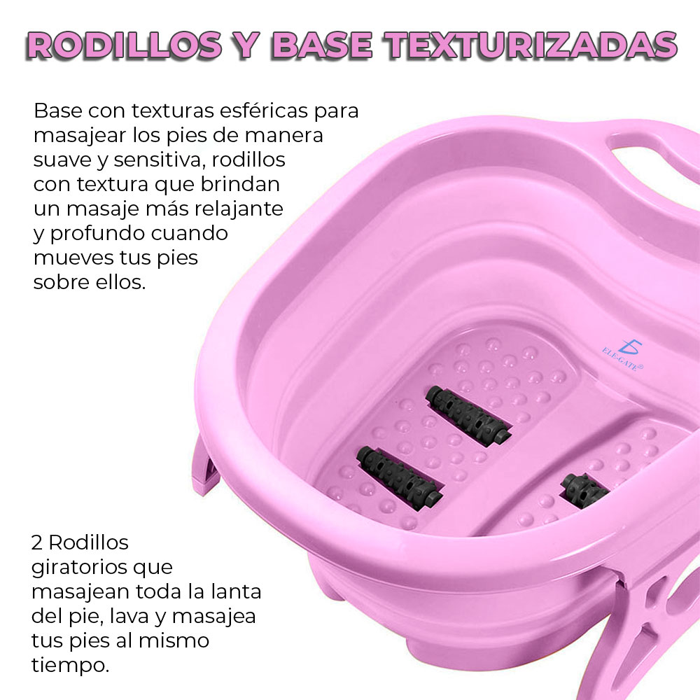 Baño de Pies con Masajeadores Para Spa Relajante