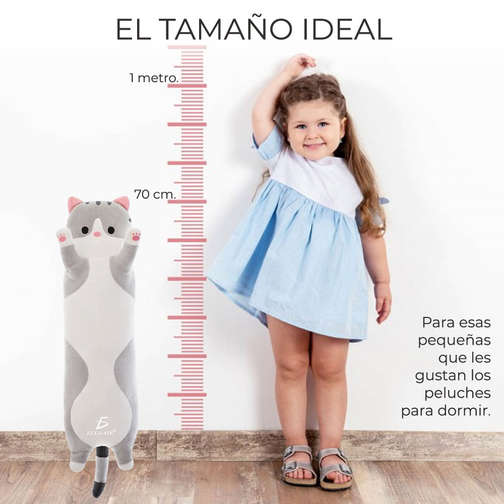 Juguetes de Peluche Con Forma De Gato Para Dormir 70cm