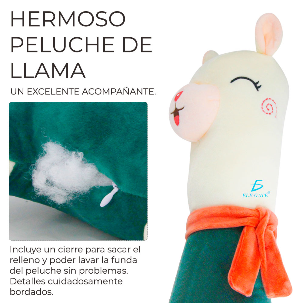 Hermoso Peluche De Llama Largo 65CM