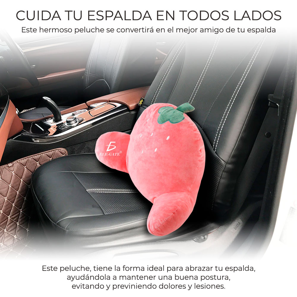 Peluche Fresa De Soporte Lumbar Largo 60CM