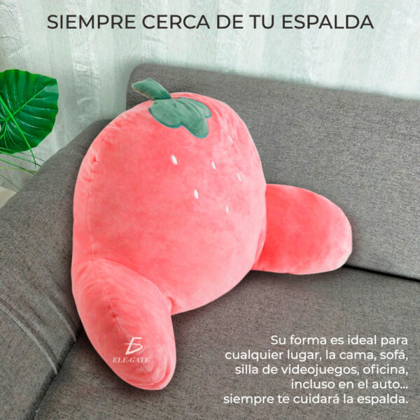 Peluche Fresa De Soporte Lumbar Largo 60CM