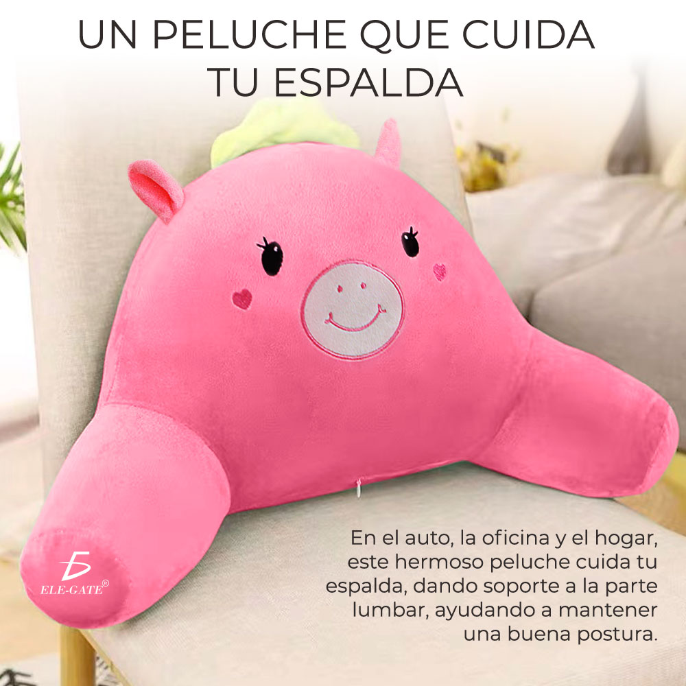 Peluche Cerdito De Soporte Lumbar Largo 55cm