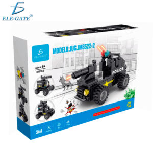 Vehículo Policial Armable Coleccionable