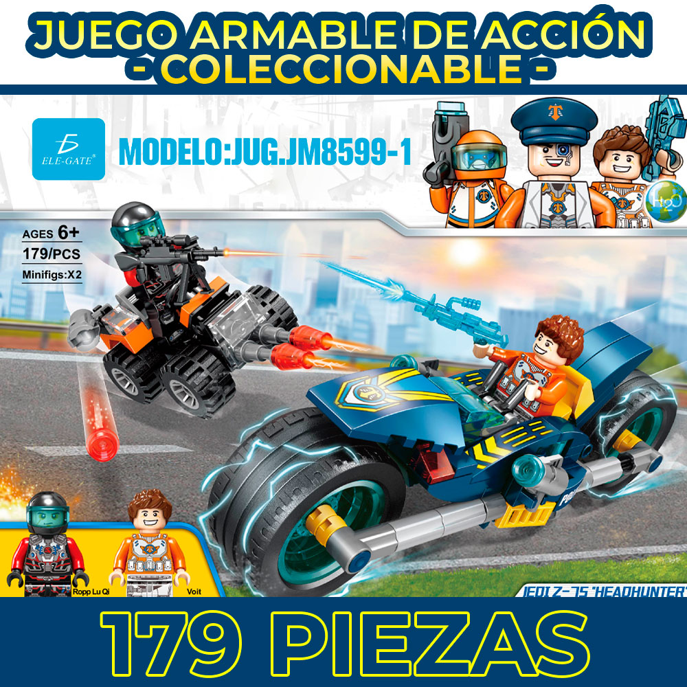 Juguete de Bloques Tech Police Vs Star Pirate