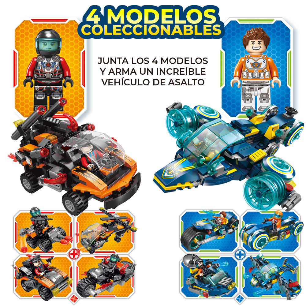 Juguete de Bloques Tech Police Vs Star Pirate