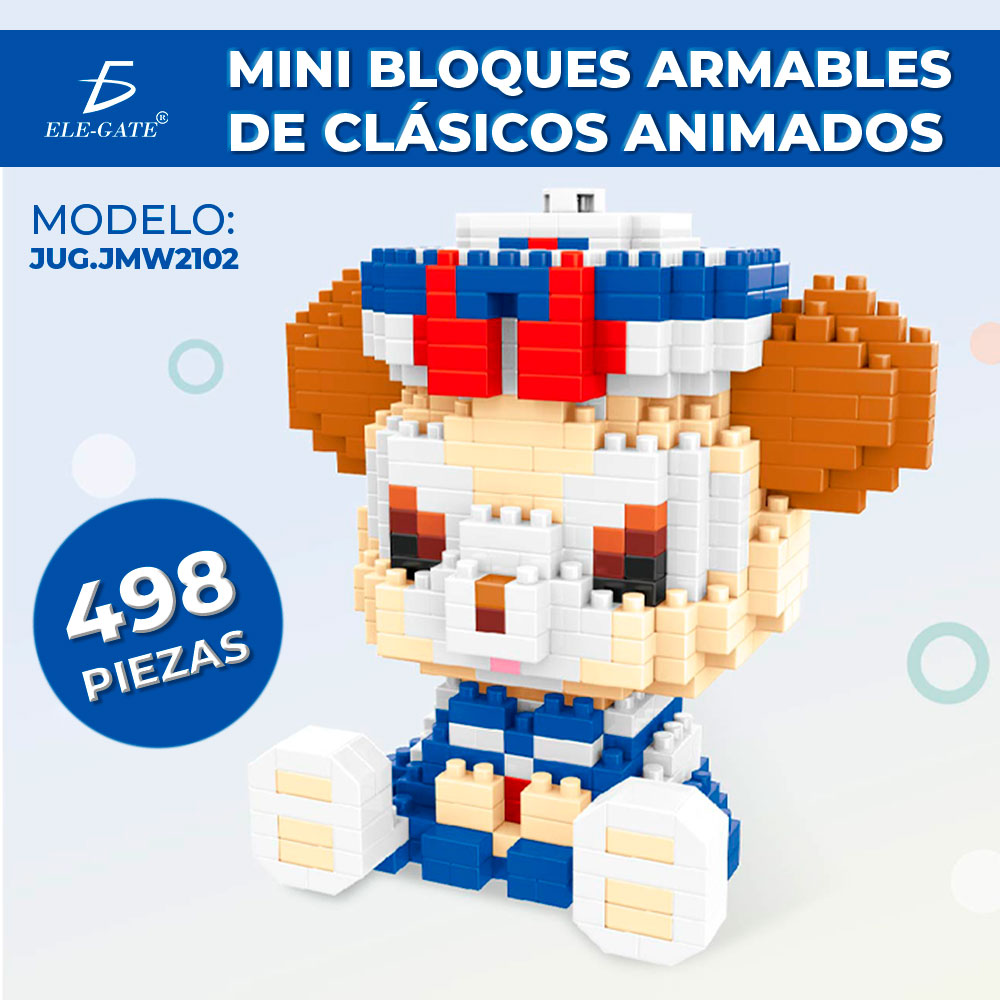 Juguete de Bloques Perrito Mini Construcción Para Niños