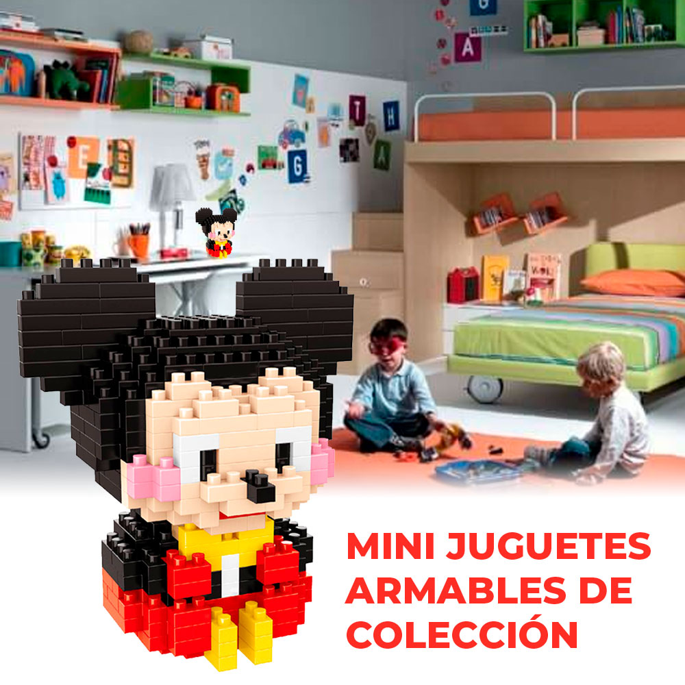Juguete de bloques Mickey Mouse