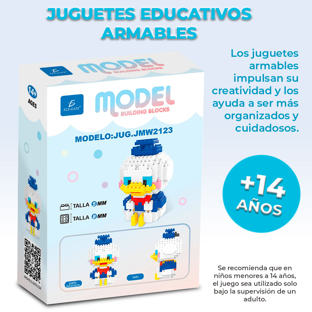 Juguete de Bloques de Construcción de Duck 252PZS