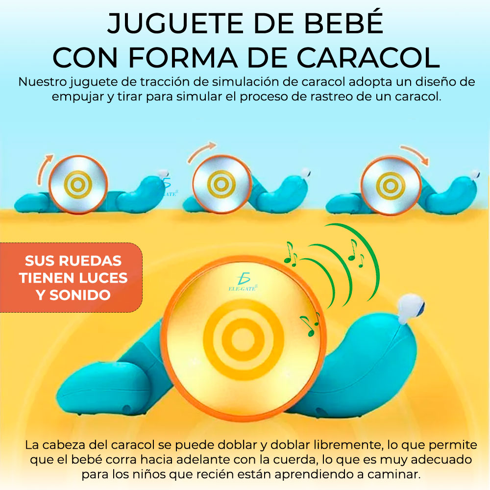 Caracol De Juguete Para Niños Pequeños