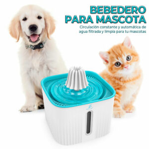 Dispensador Fuente De Agua Filtro P/mascotas Automática