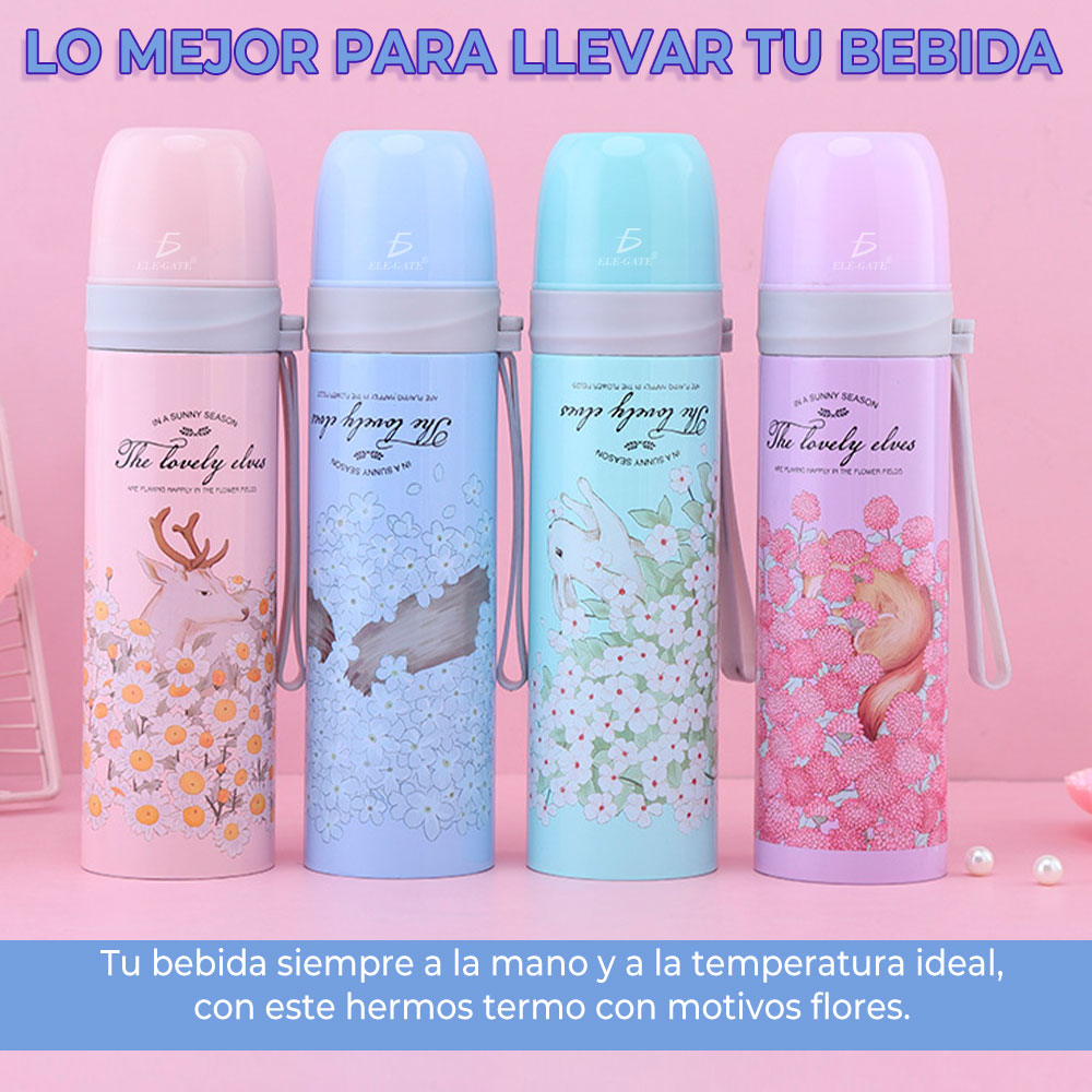 Vaso Termo Acero Inoxidable Para Bebi