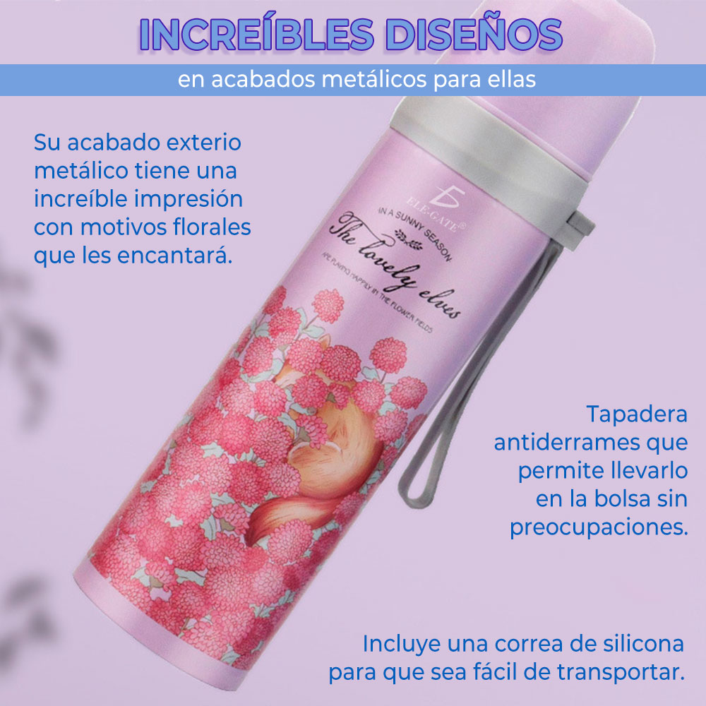 Vaso Termo Acero Inoxidable Para Bebi