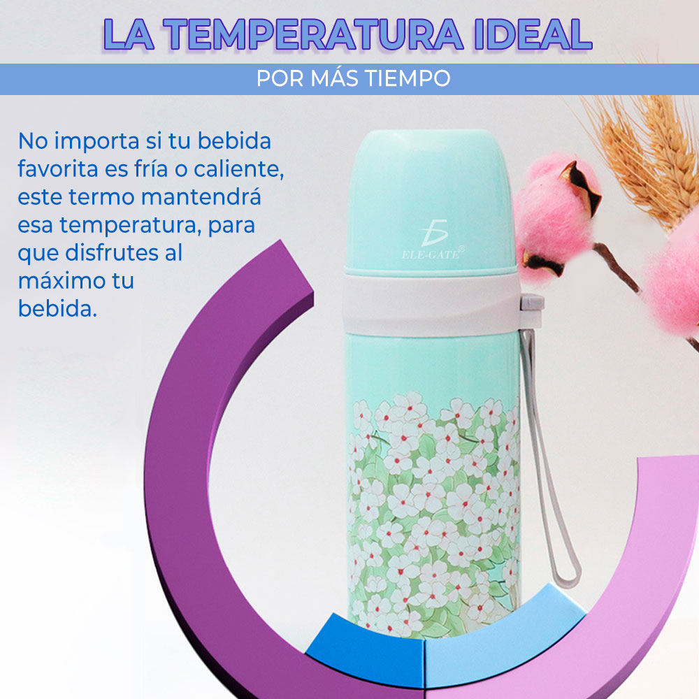 Vaso Termo Acero Inoxidable Para Bebi