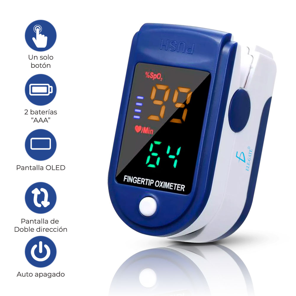 Oxímetro Profesional De Pulso Oxigenación Chequeo Digital