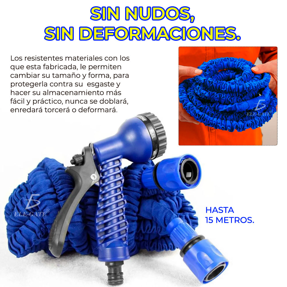 Manguera Flexible Expandible 15 Metros Pistola Jardin - Image 5