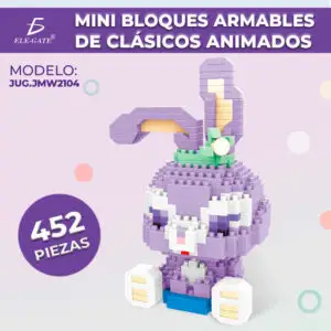 Juguete de Bloques de Construcción de Conejo Pícaro 452PZS