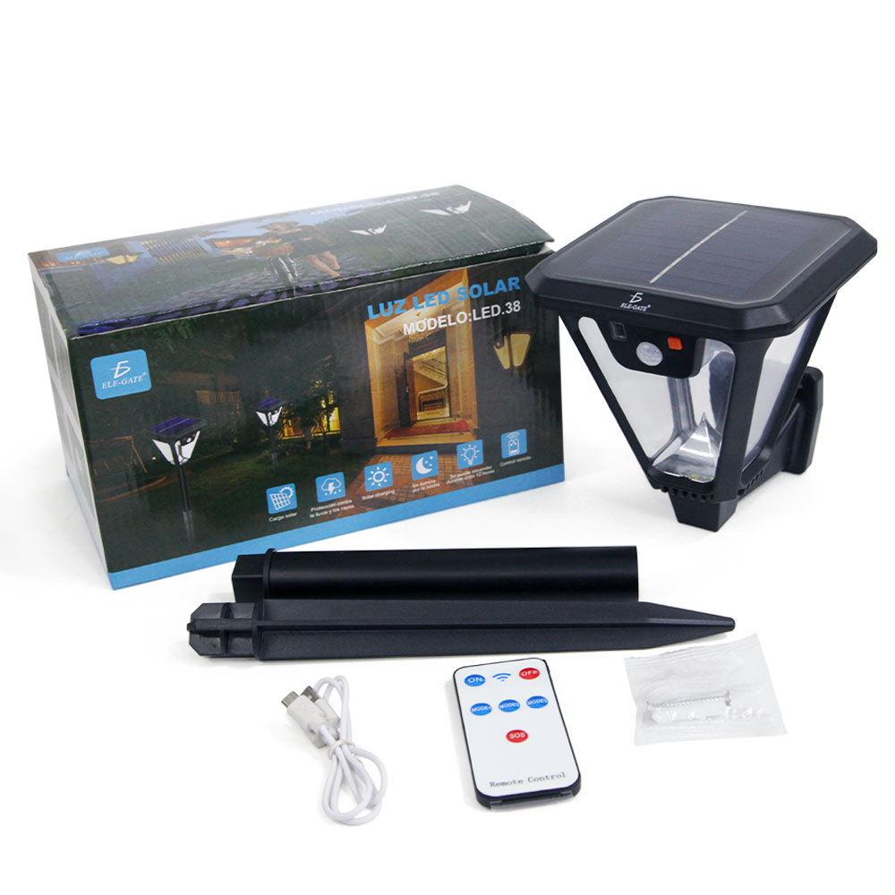 Lámpara Solar Automática para Exteriores - Image 4