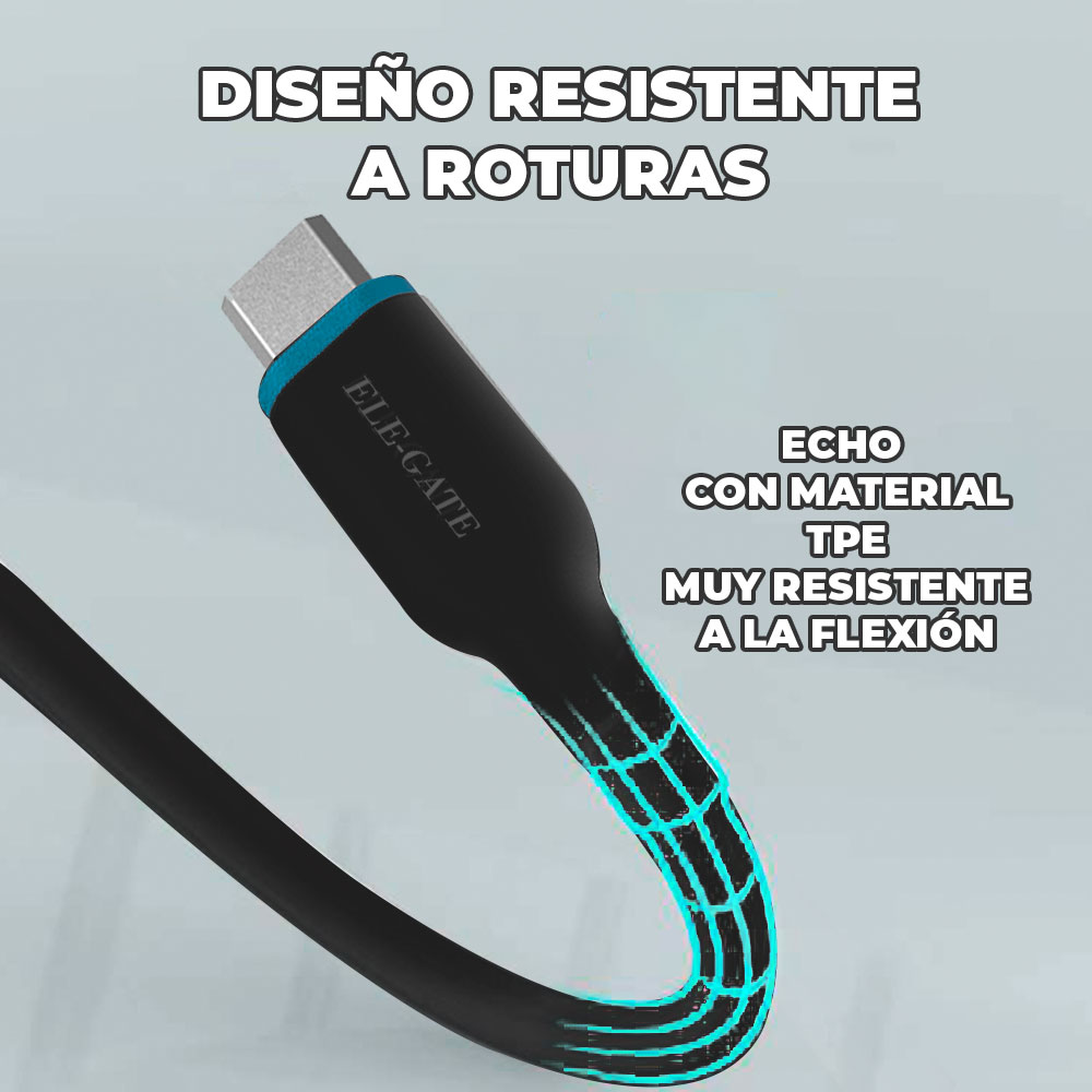 Cable V8 Micro Usb Reforzado Para Carga Datos