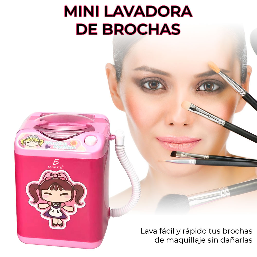 Mini Lavadora De Maquillaje Esponjas Desagüe Manual Accesorios - Image 3