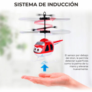 Juguete Dron Helicóptero Control Sensor Recargable