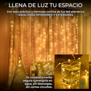 Cadena De Luces Led De Decoración Navideña