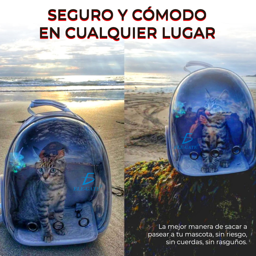 Mochila De Viaje Capsula Transportadora Mascotas Perro Gato