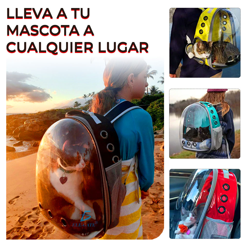 Mochila De Viaje Capsula Transportadora Mascotas Perro Gato