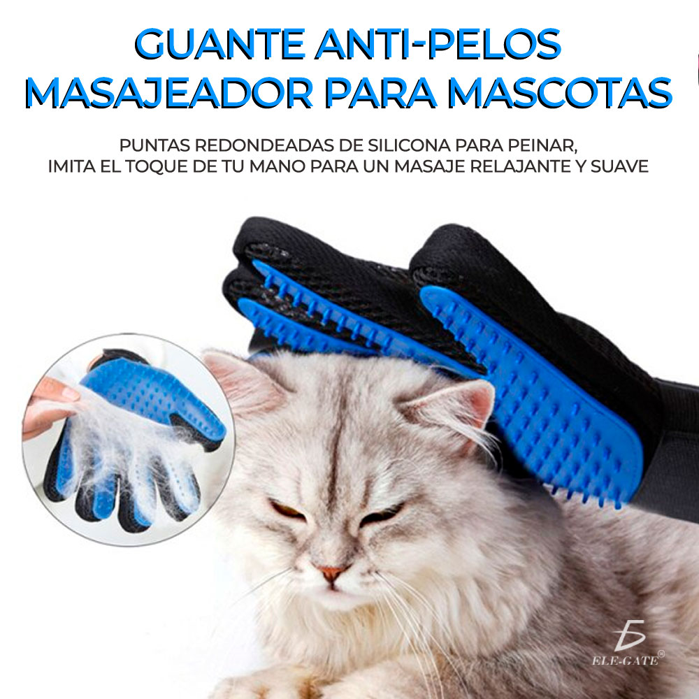 Kit De Limpieza Cepillo Y Guante Quita Pelo Para Mascota