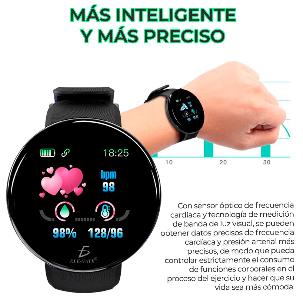 Reloj Inteligente Smart Watch Deportivo Model:WCH.D18