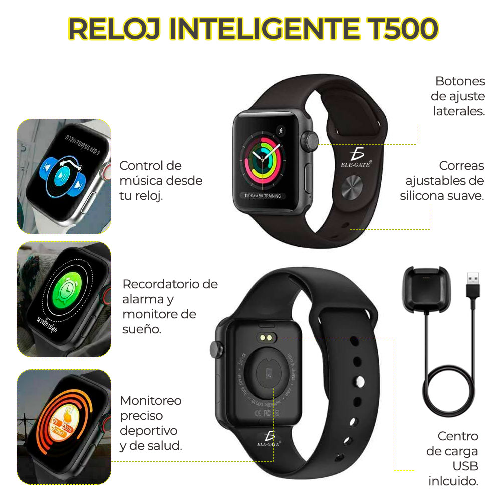 Reloj Inteligente Smart Watch Deportivo Model:WCH.T500