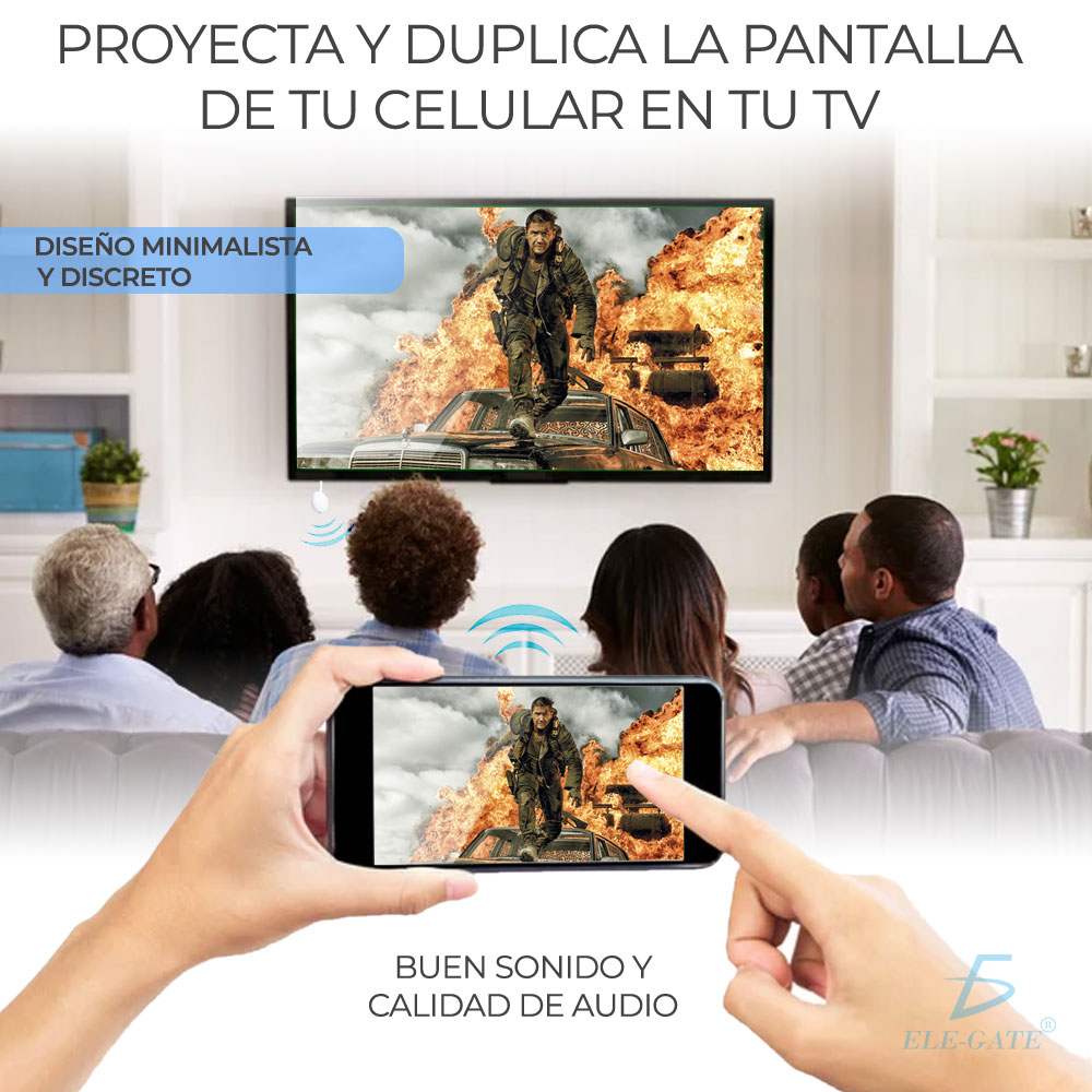 Chromecast Mirascreen Anycast 4K Wifi HDMI Google TV