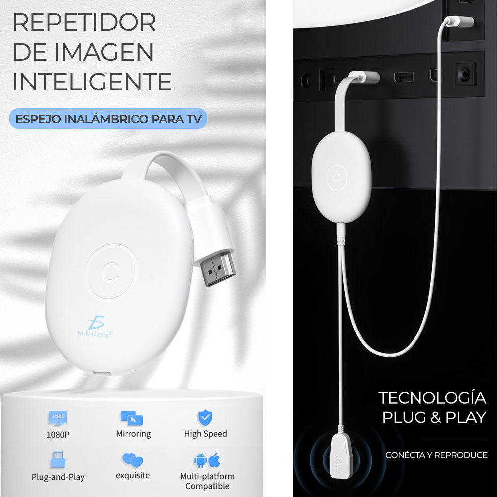 Chromecast Mirascreen Anycast 4K Wifi HDMI Google TV