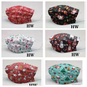 Cubrebocas  Tricapa  Navidad Navideño hasta 0.48pesos por piza