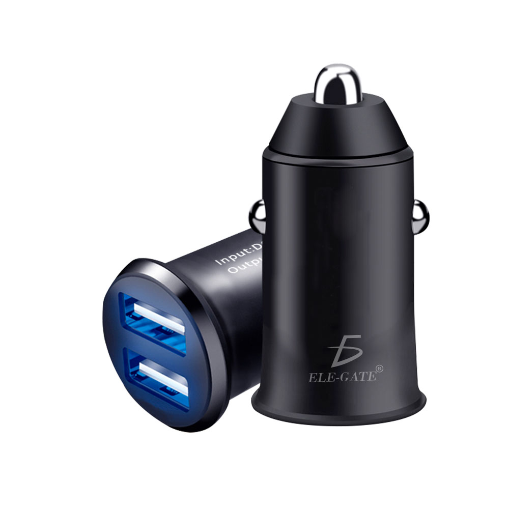 Cargador Rapido De Celular Para Auto Con Usb Dual 3.1a