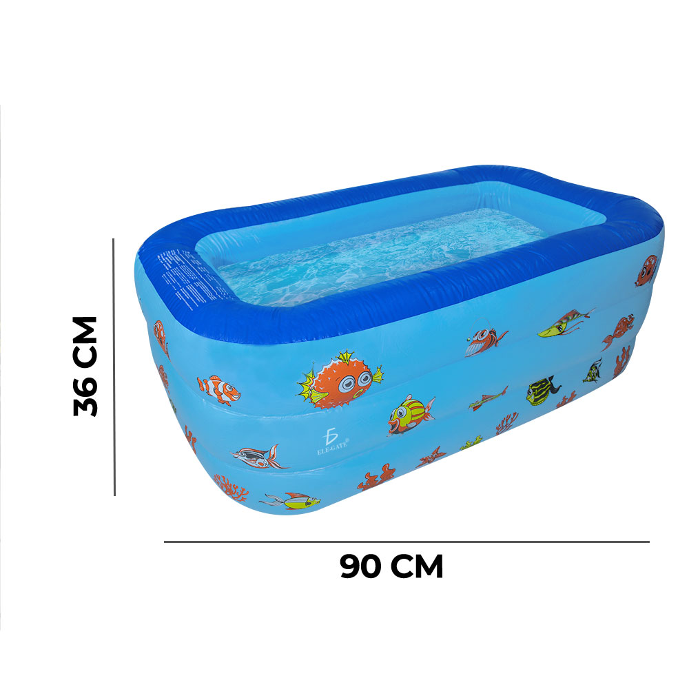 Alberca Inflable Rectangular 110cm X 90cm X 36cm - Image 2