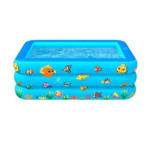 Alberca Inflable Rectangular Resistente Cómodo 130cm X 92cm X 50cm