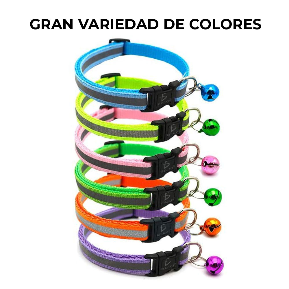 Collar Reflectante De Luz Para Perros Pequeños Y Gatos