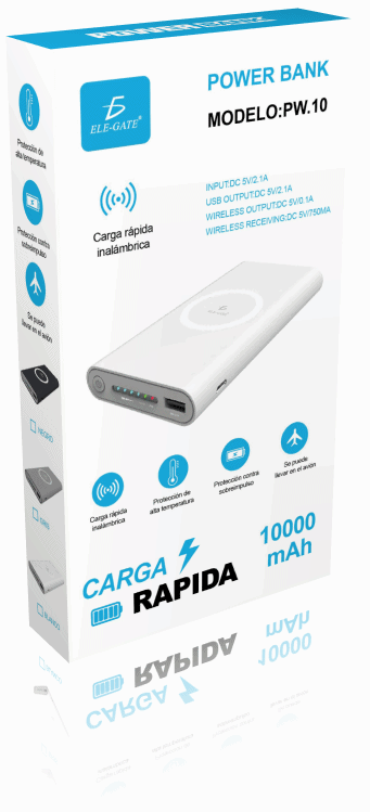 Power bank cargador inalambrico 10000mah Bateria Portatil Celulares - Image 5