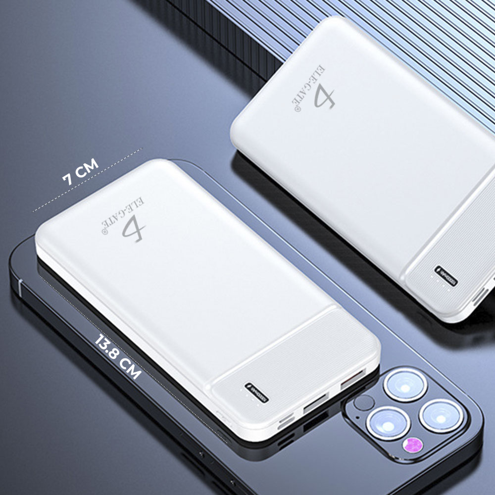 Power Bank 3 Entradas Pila Bateria Portatil 10000mah