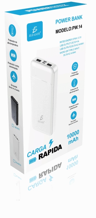 Power Bank Pila Bateria Portátil 10000mah 2.1a - Image 5